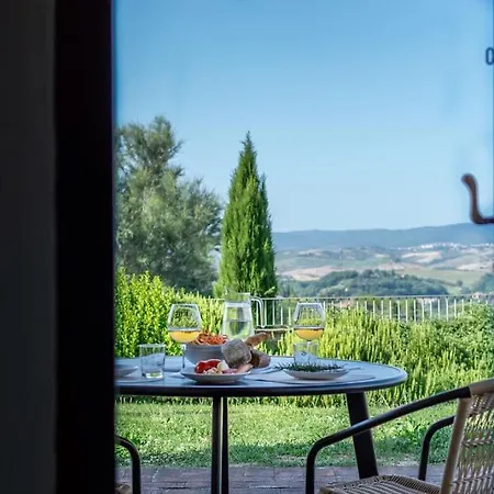 Palazzo Monaci-appartamento Con Piscina Nelle Crete Senesi *